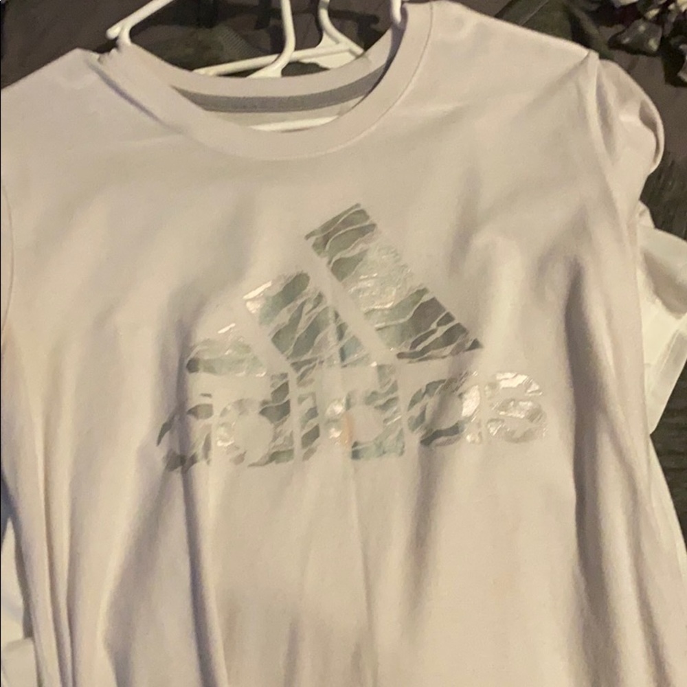 White adidas shirt
